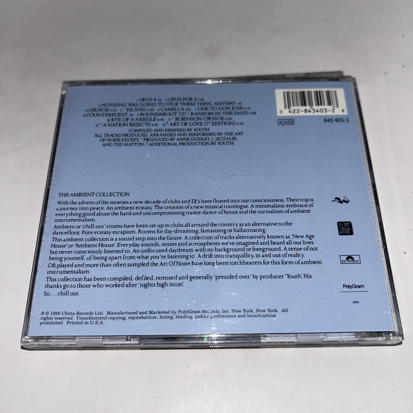 THE ART OF NOISE Re-Works Daft In No Sense Nonsense Below The Waste Drum & Bass