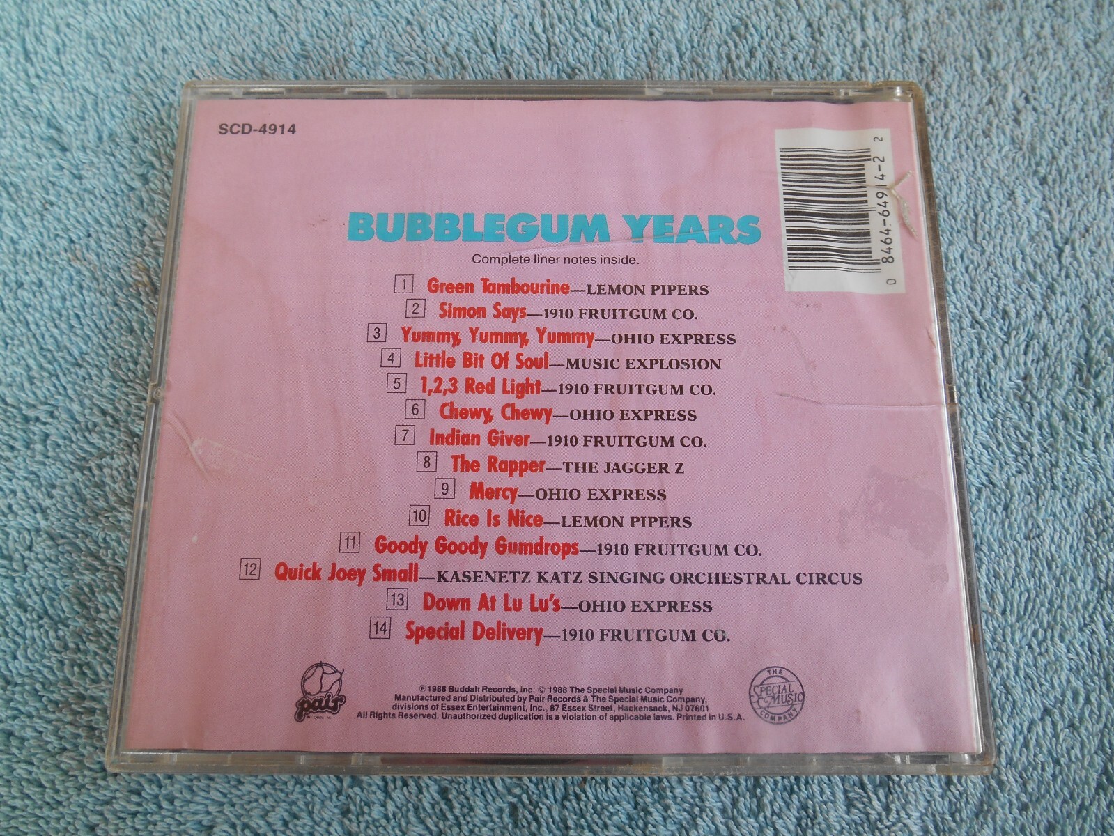 COLLECTION LOT OF 10 ASSORTED 1960'S 1970'S COMPILATION CD'S