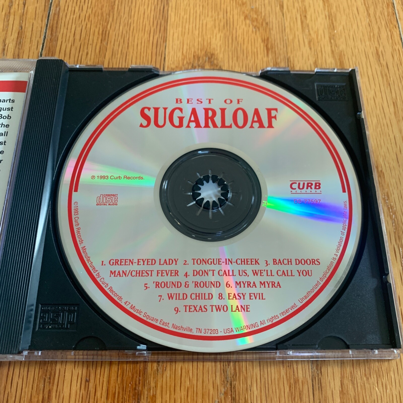 Sugarloaf – Best Of Sugarloaf CD (1993, Curb Records)