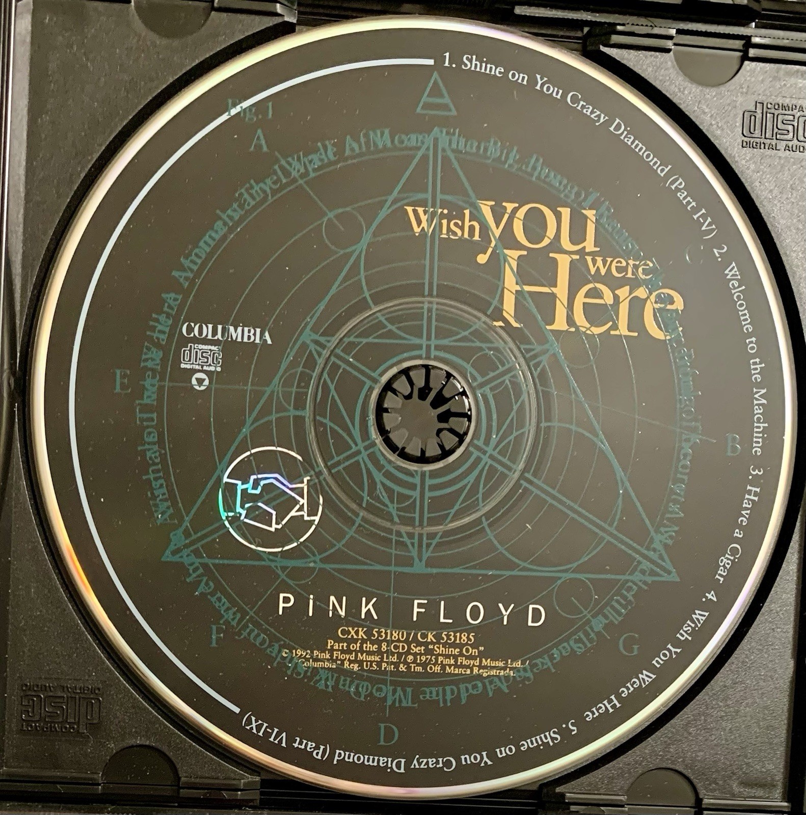 1992 Pink Floyd Shine On - 8 CDs - No Book, No Postcards - See All Pictures