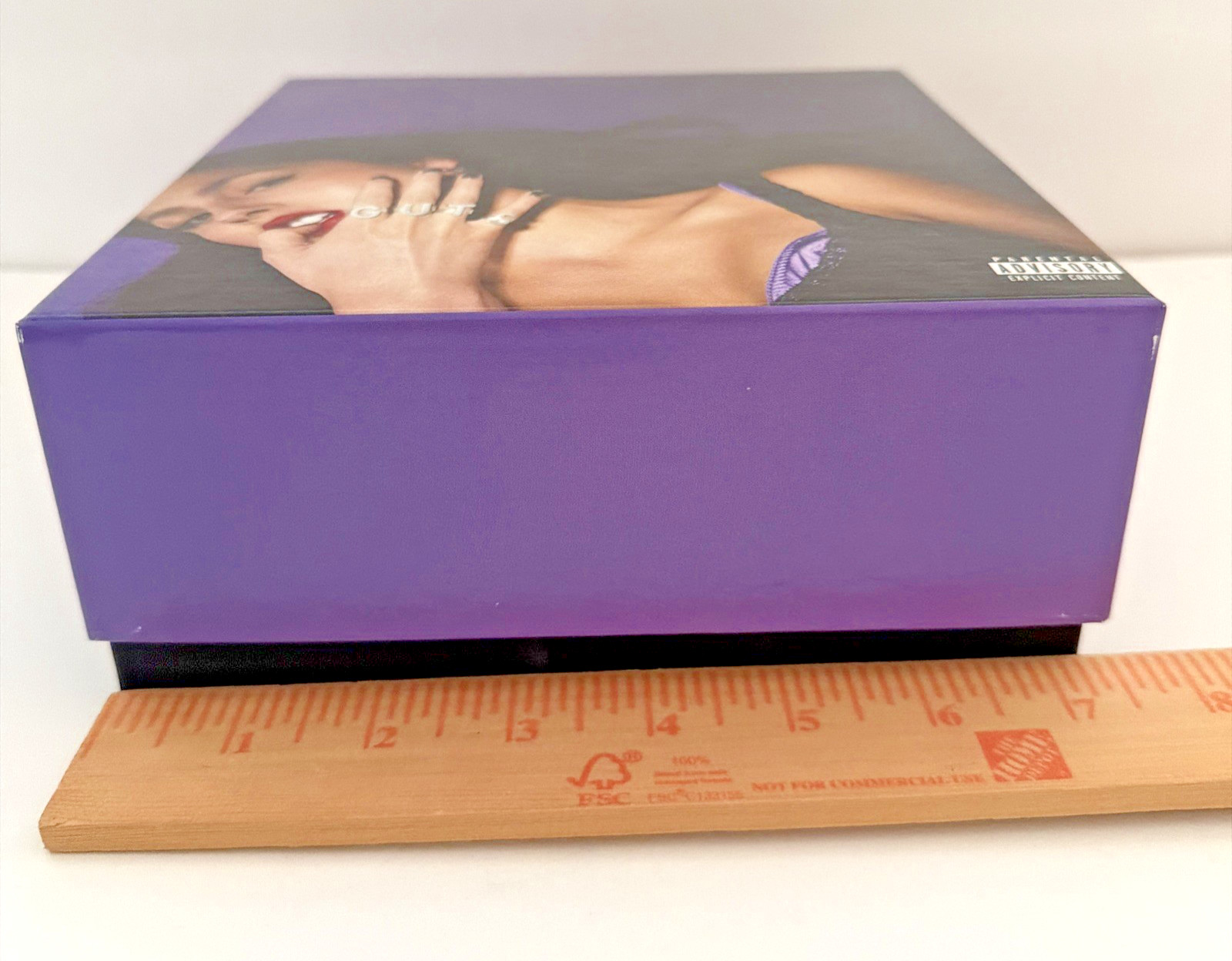 Olivia Rodrigo CD Guts Album Purple 7”x7” Promo EMPTY BOX ONLY + Stickers