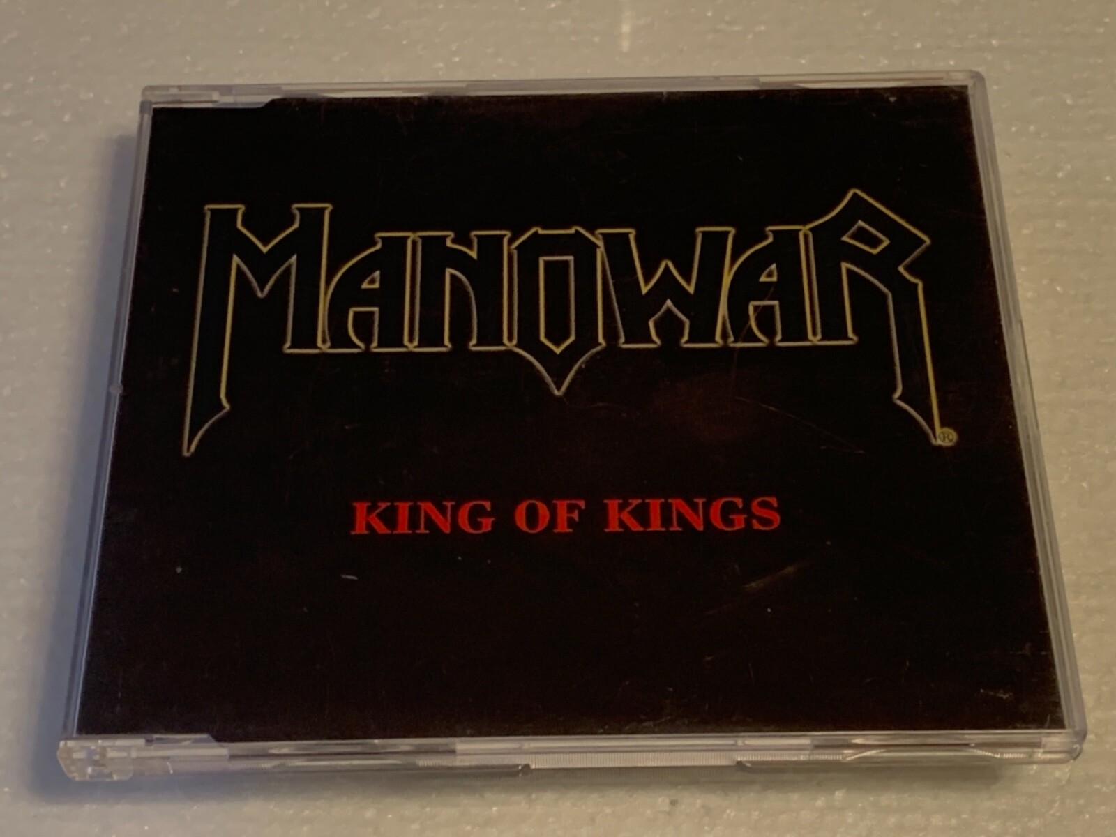 MANOWAR - KINGS OF METAL RARE 2005 GERMAN IMPORT 1 TRK CD SINGLE STEAMHAMMER