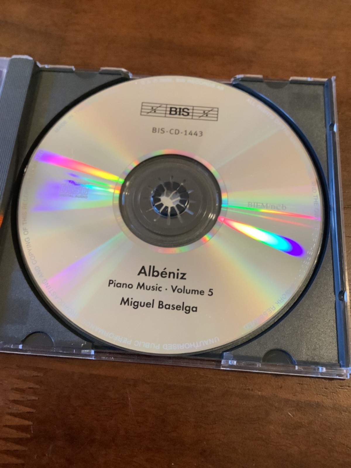 ISAAC ALBENIZ Piano Music Vol 5 BIS CD Miguel Baselga VG+ Tested SUITE ESPAGNOLE