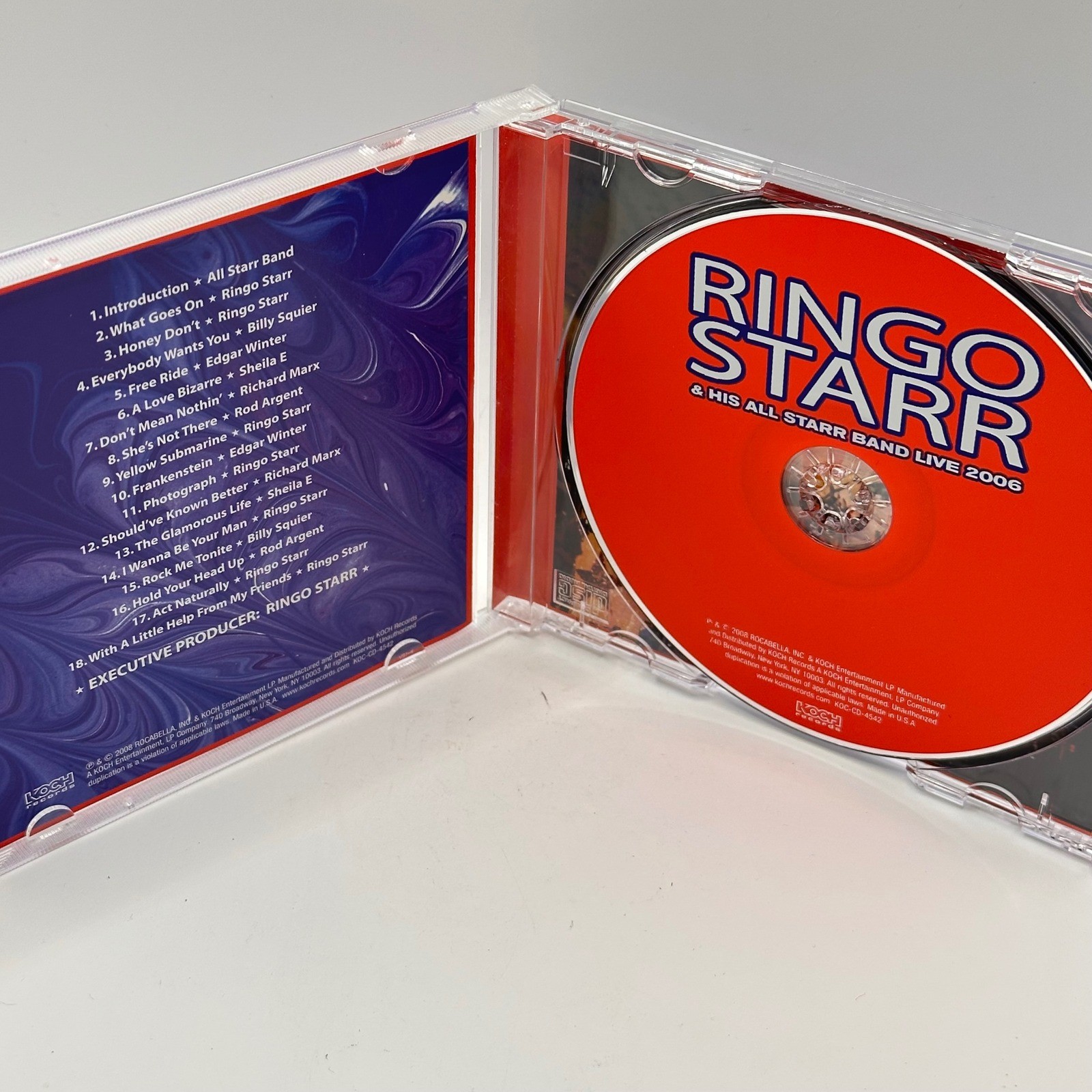 Ringo Starr & His All Starr Band Live 2006 CD Koch Records Beatles Sheila E NM