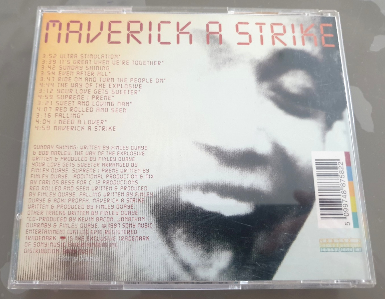 Finley Quaye Maverick a Strike CD Album 1997 Epic Sony Sunday Shining