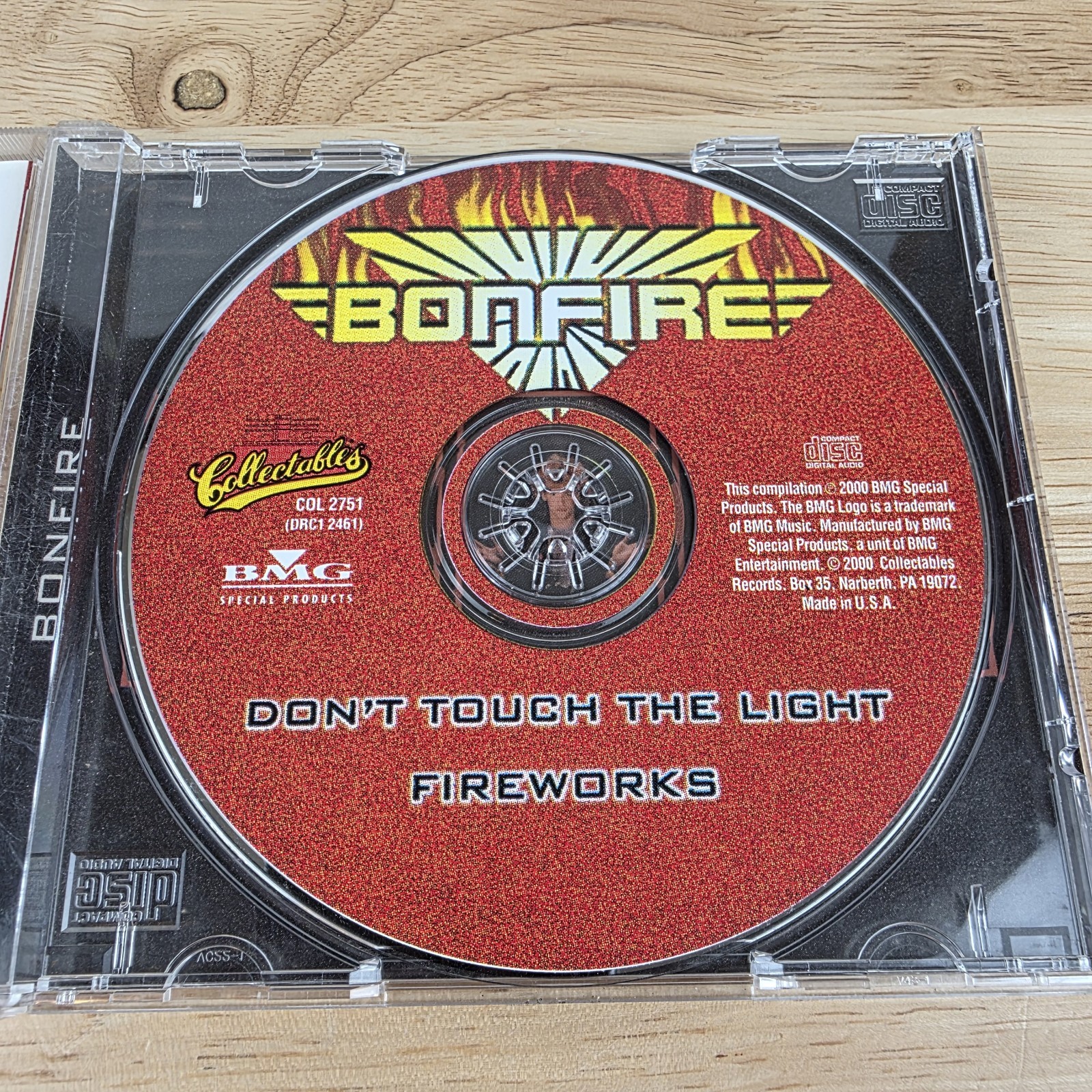 Bonfire Don't Touch The Light / Fireworks (CD 2000) Hard Rock Heavy Metal
