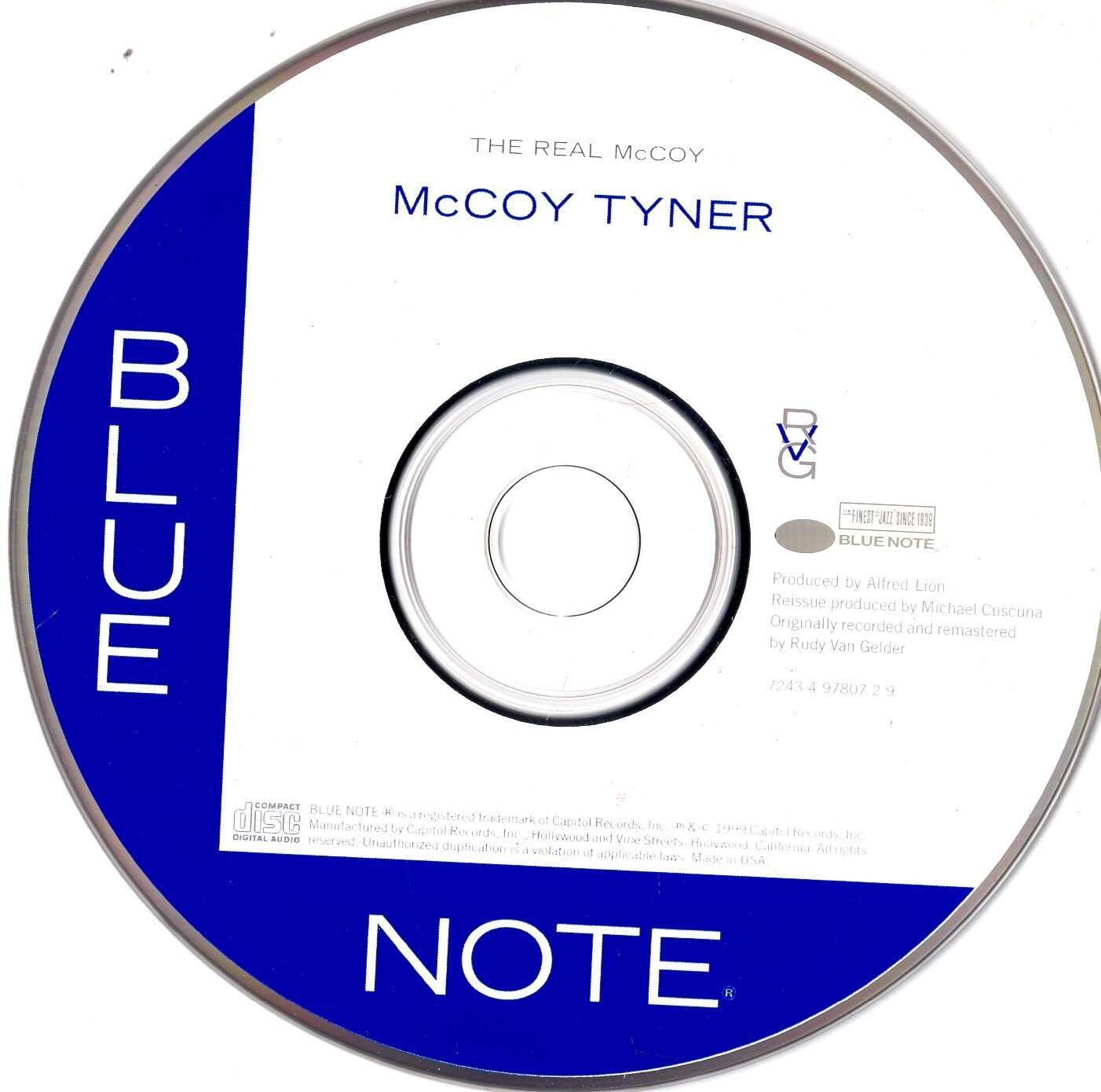 RARE McCOY TYNER THE REAL McCOY RVG CD w/JOE HENDERSON RON CARTER ELVIN JONES