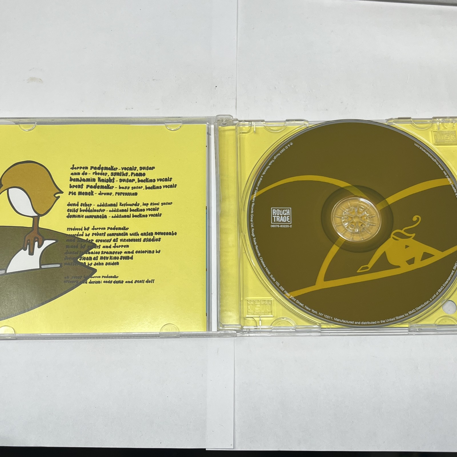 Twice - Self Titled CD Rough Trade Records 2003 Indie Rock Pop USA Surf Art