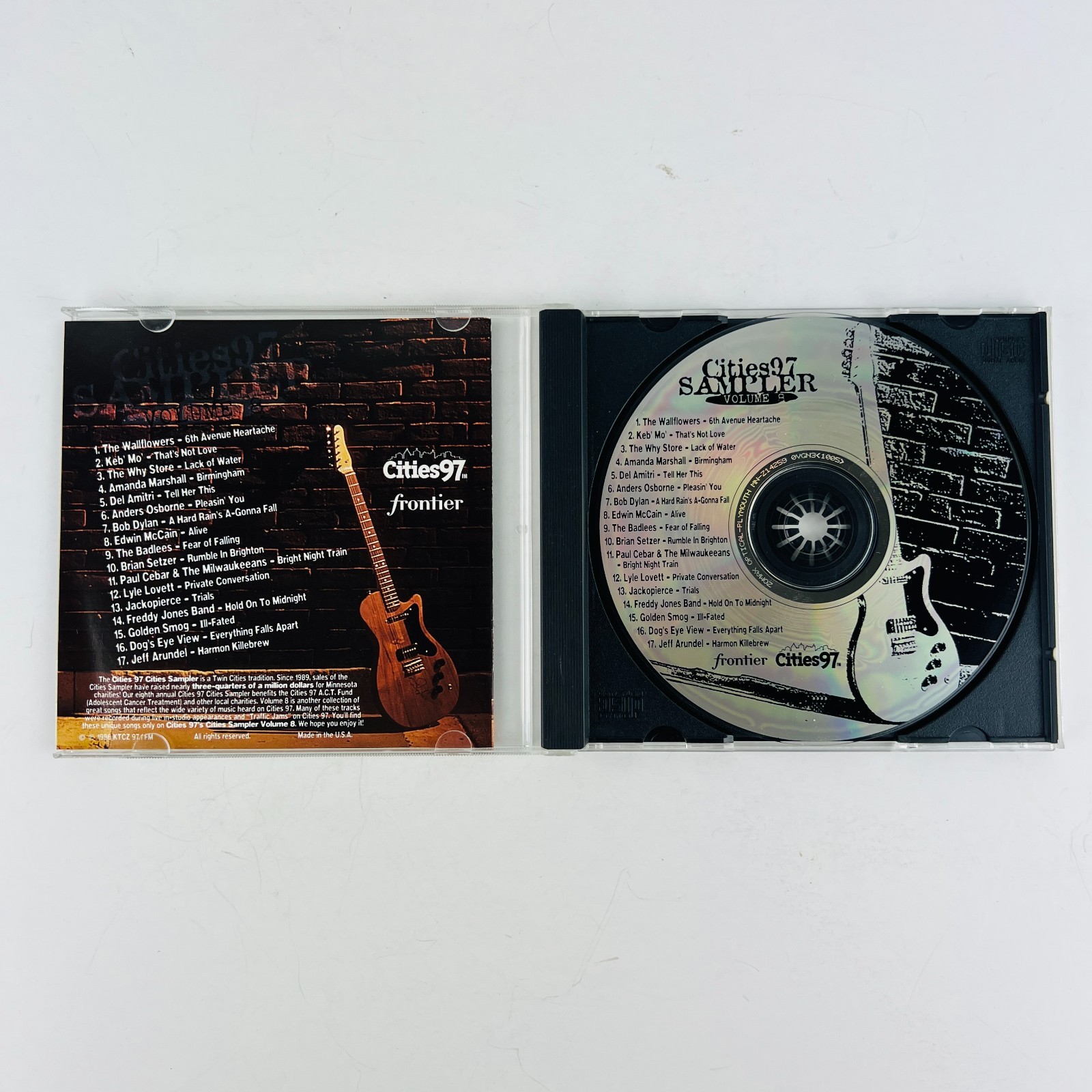 The Cities 97 FM Sampler Volume 8 1996 CD Cities 97.1 KTCZ-FM