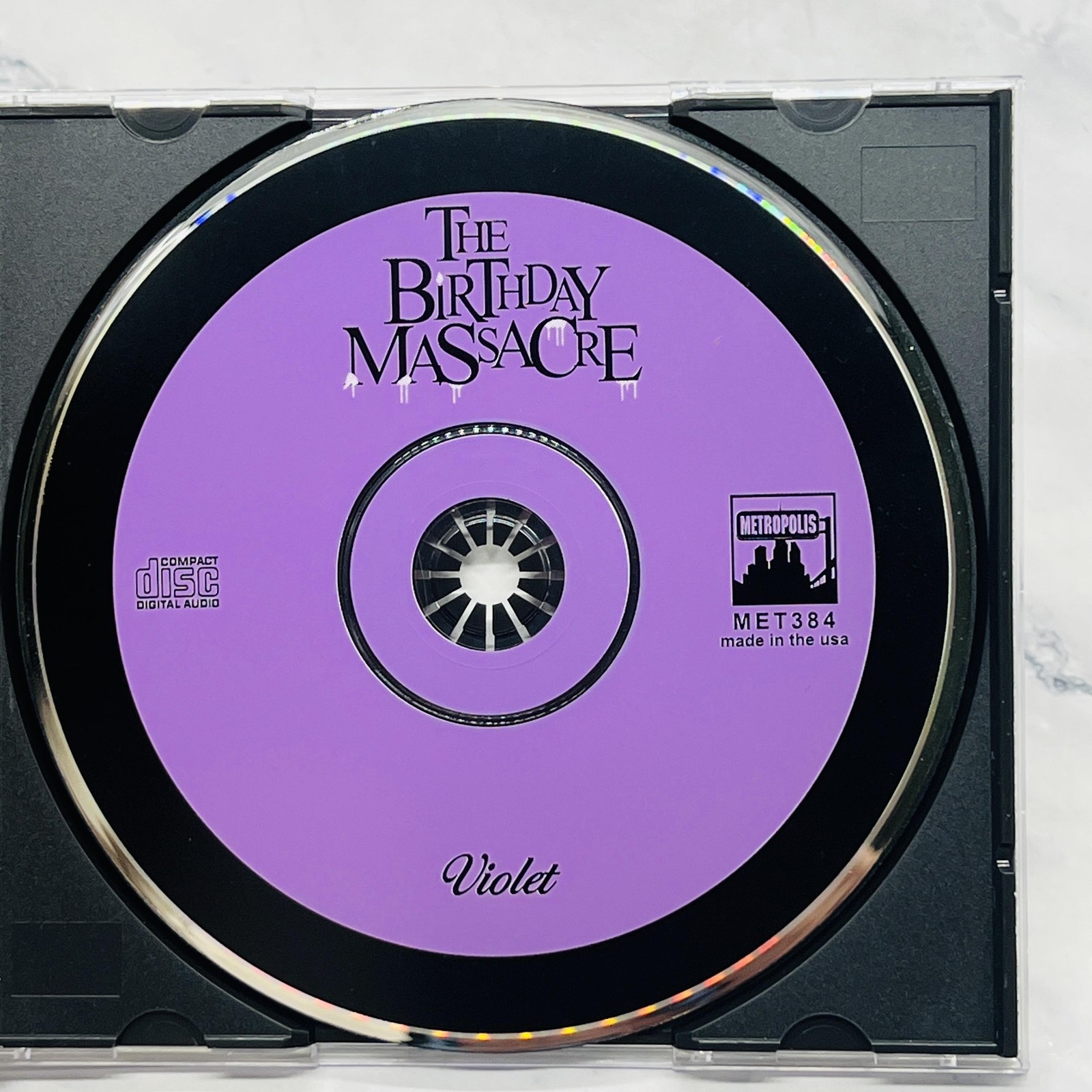 The Birthday Massacre CD Et 2005 Metro Darkwave Synth-Pop Gothic Rock Purple