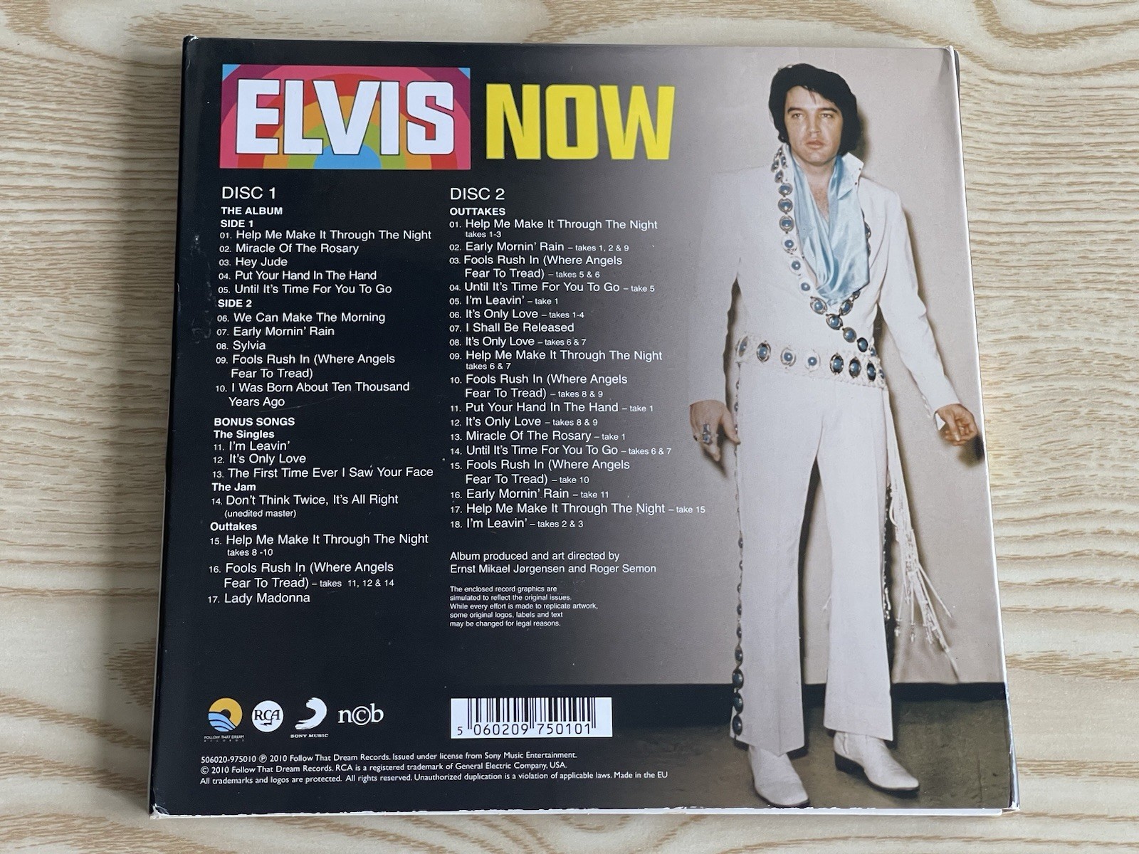 Elvis Presley, Elvis Now, FTD 2 x CD Album & booklet...2010.
