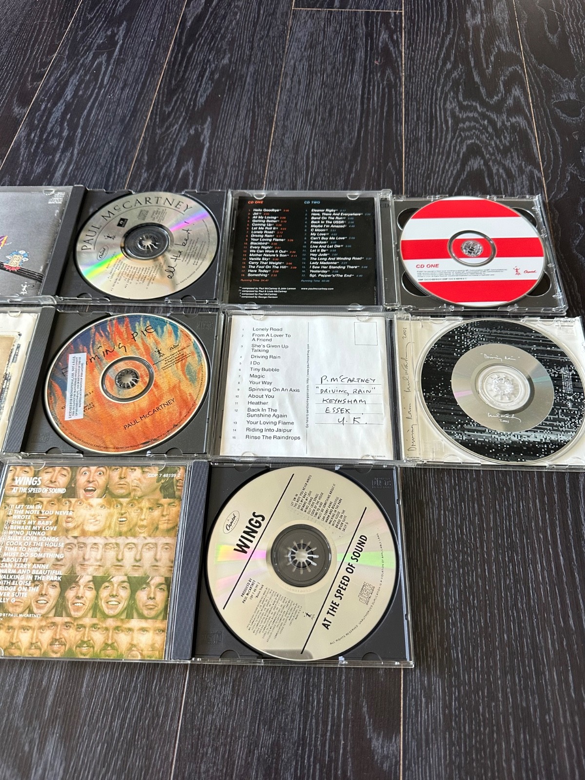 6x CDs Paul McCartney Wings Promo