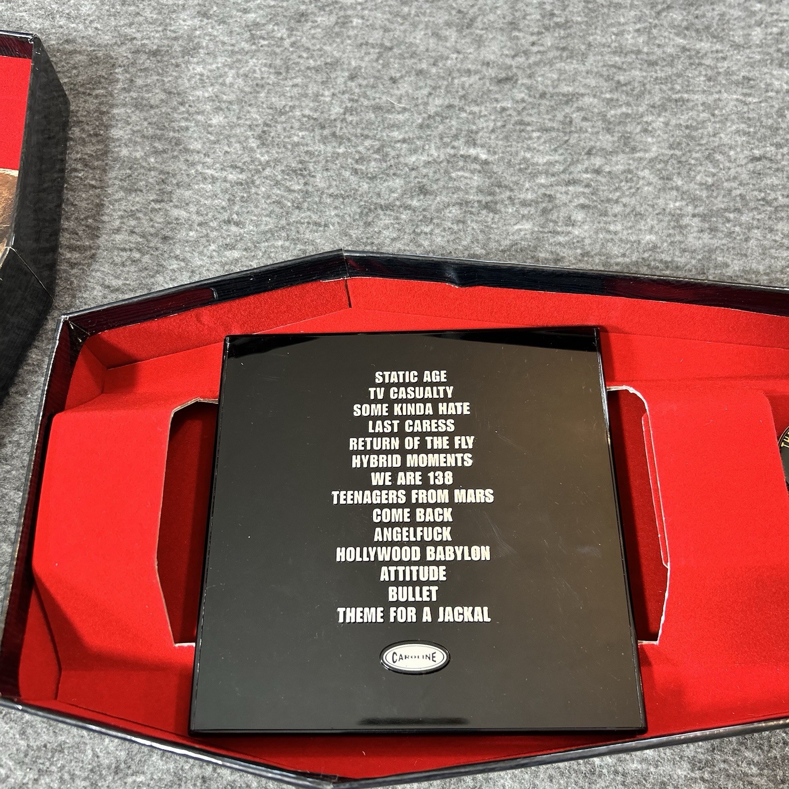 Misfits Coffin Box Set 4 Discs Caroline Distribution Complete Rare with Pin