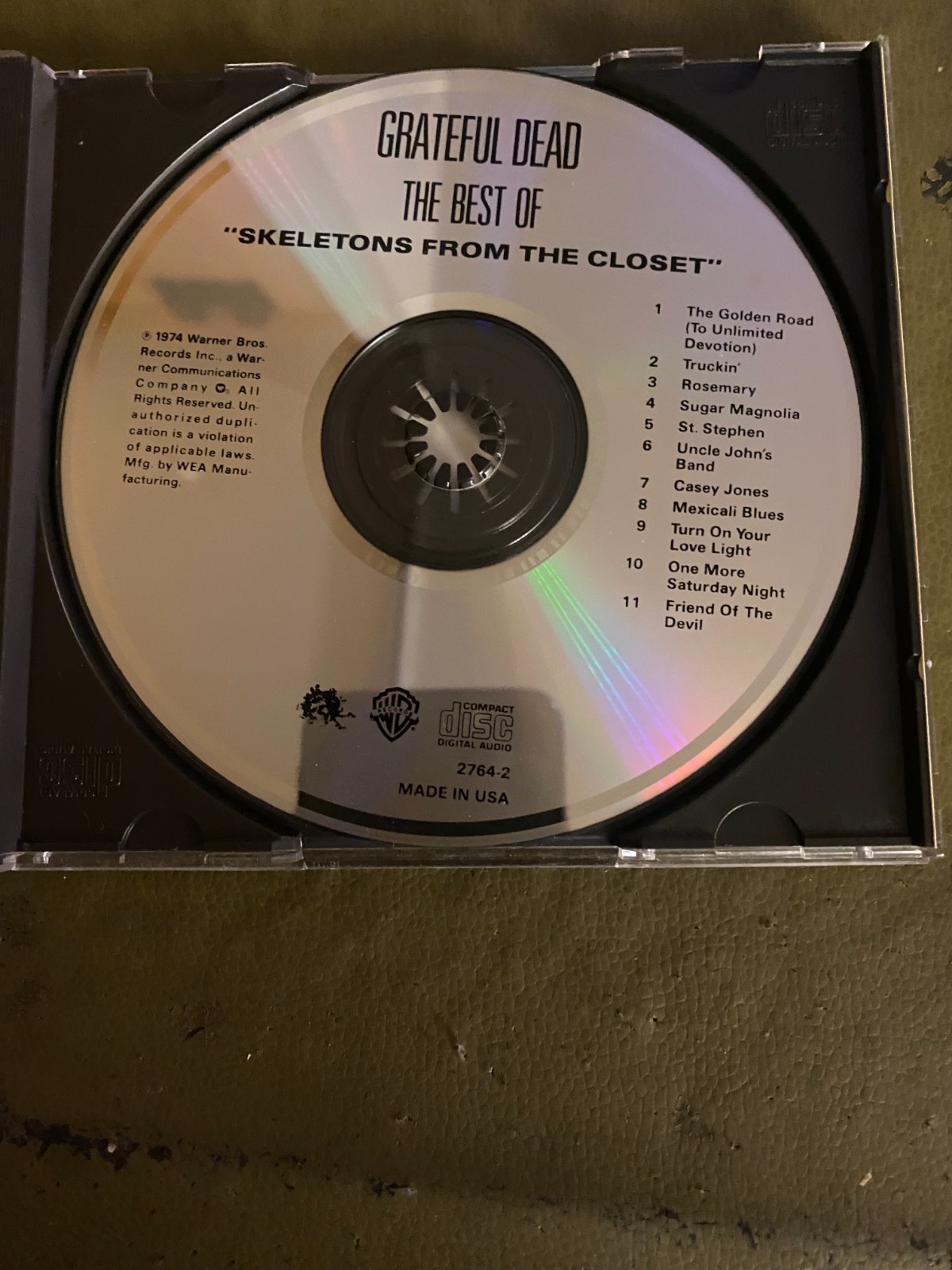 Grateful Dead *Skeletons In The Closet *CD *NM/NM *1988 *Warner Bros *2764-2 *(4