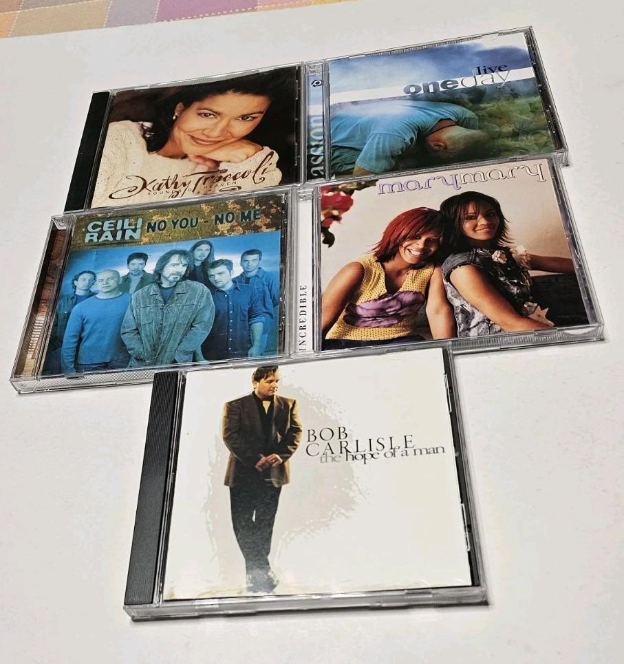 Lot of 5 CCM Christian Pop Rock Music CDs Like New - See Photos