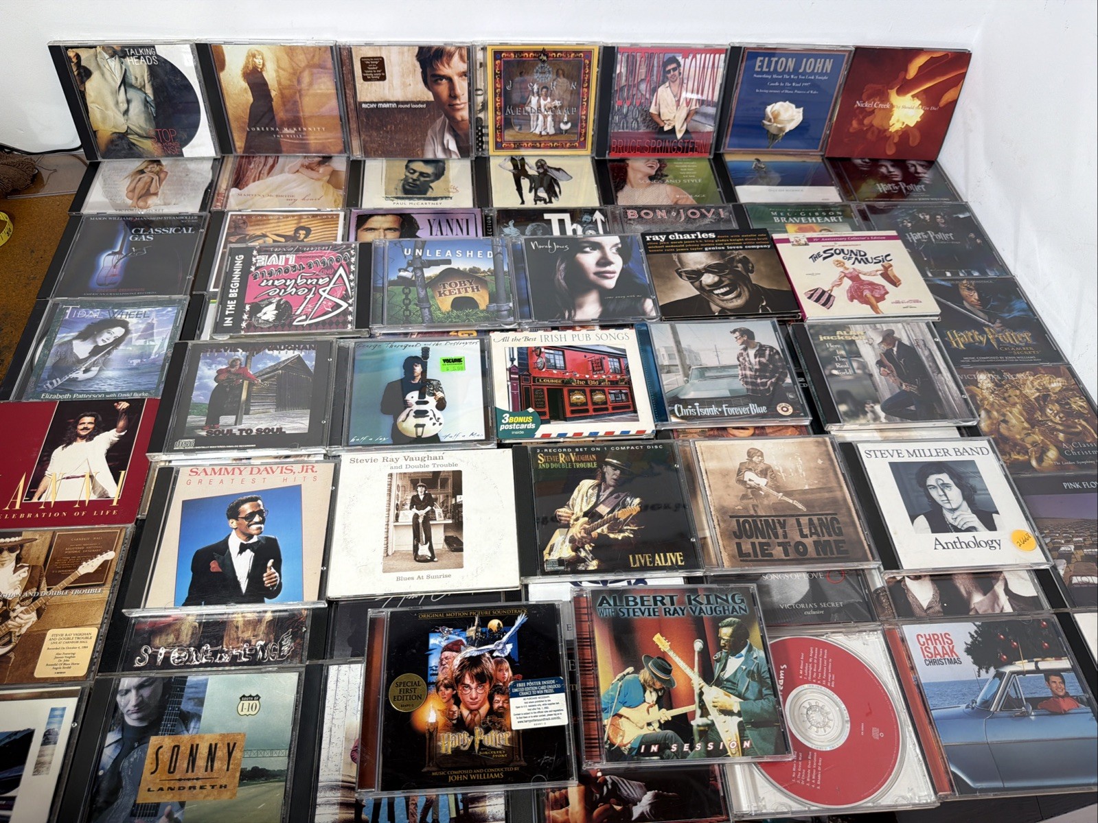Huge Lot of 66 1980s-2000s Music CD's Elton John, Talking Heads, Harry Potter G4