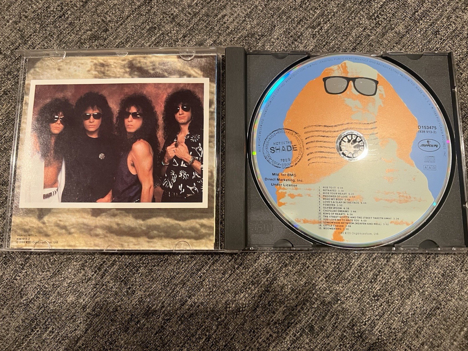 Kiss Hot In The Shade 1989 Mercury Audio CD Mint Condition