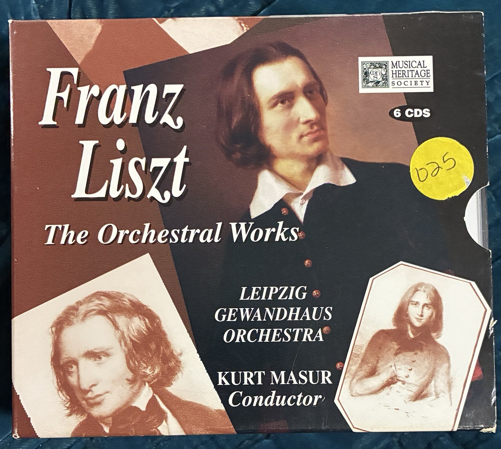 Franz Liszt “The Orchestral Works” 6 CD Set Musical Heritage Society 1997, Masur
