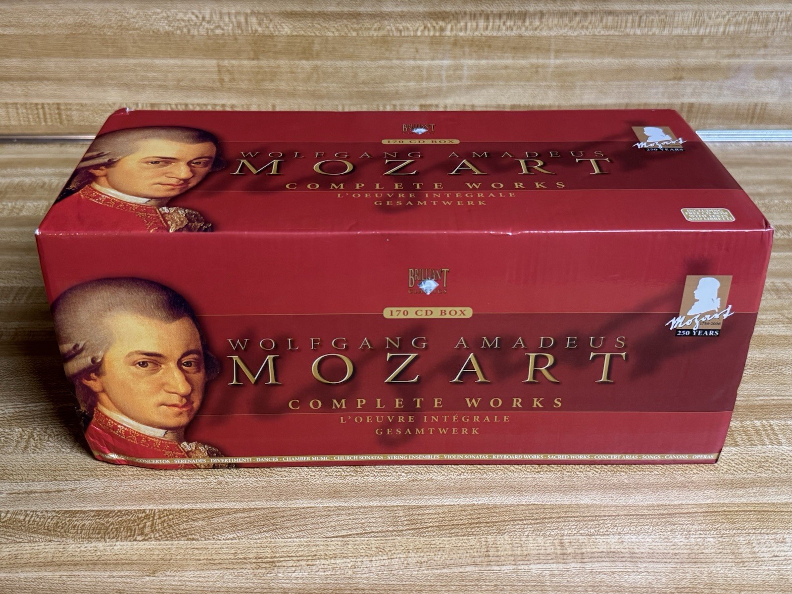 The Complete Works of Wolfgang Amadeus Mozart Brilliant Classics 170-CD Box Set