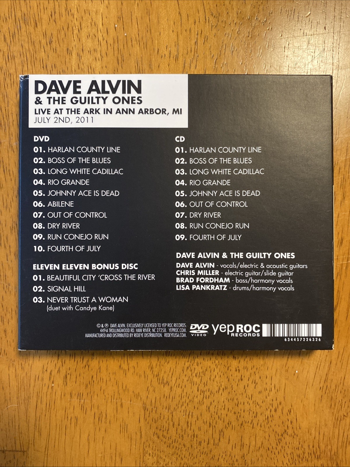 Eleven Eleven 11th Anniversary Expanded 4 Disc Edition by Alvin, Dave (CD, 2022)
