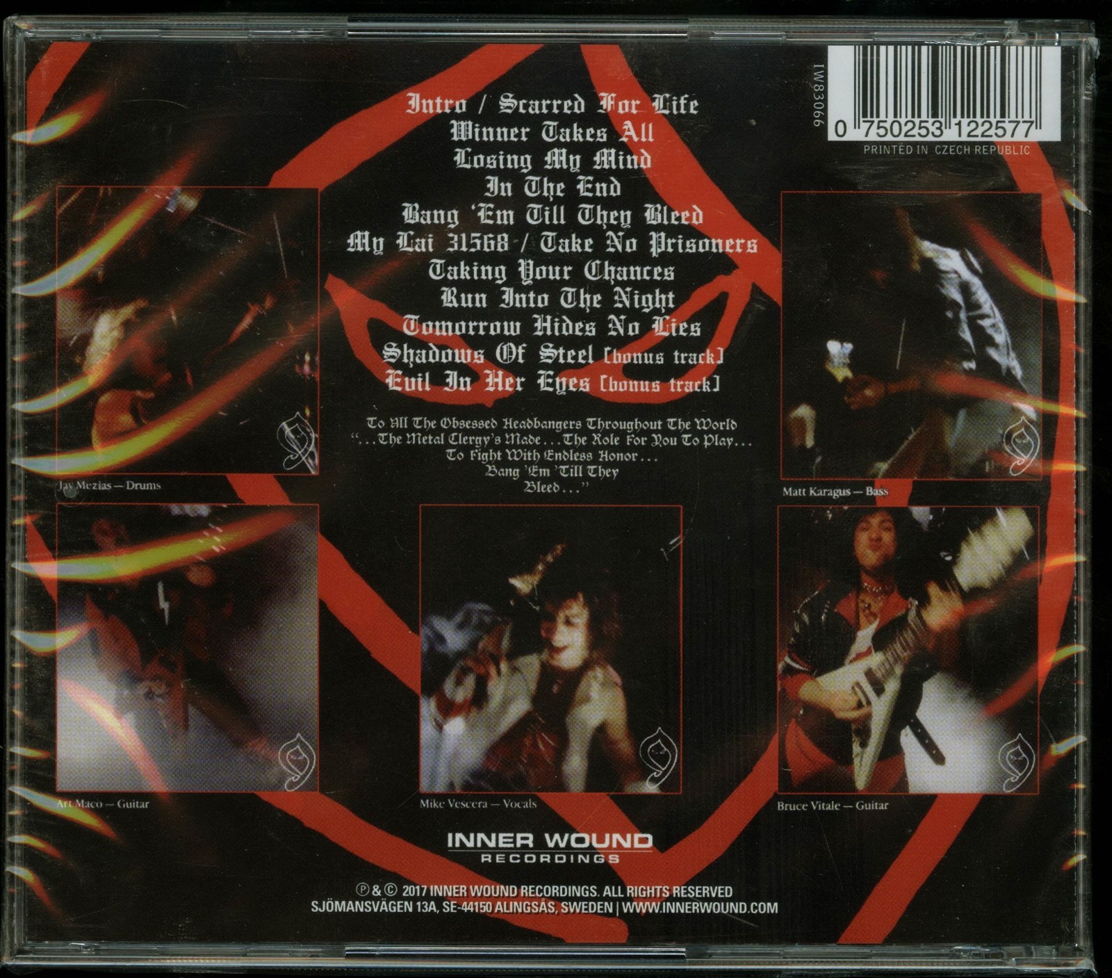 Obsession Scarred For Life 2017 reissue CD new