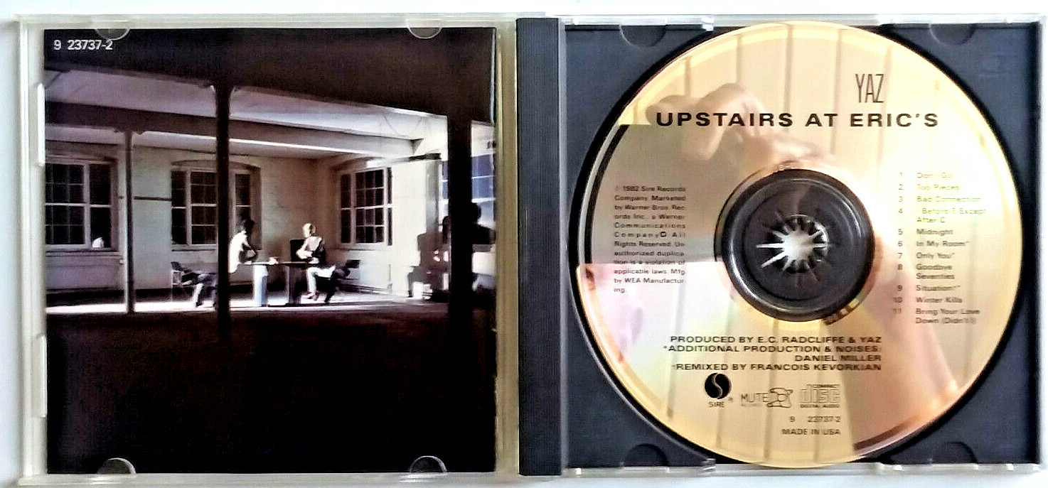 YAZ - Upstairs At Eric’s - CD Compact Disc 1st Press New Wave Rock