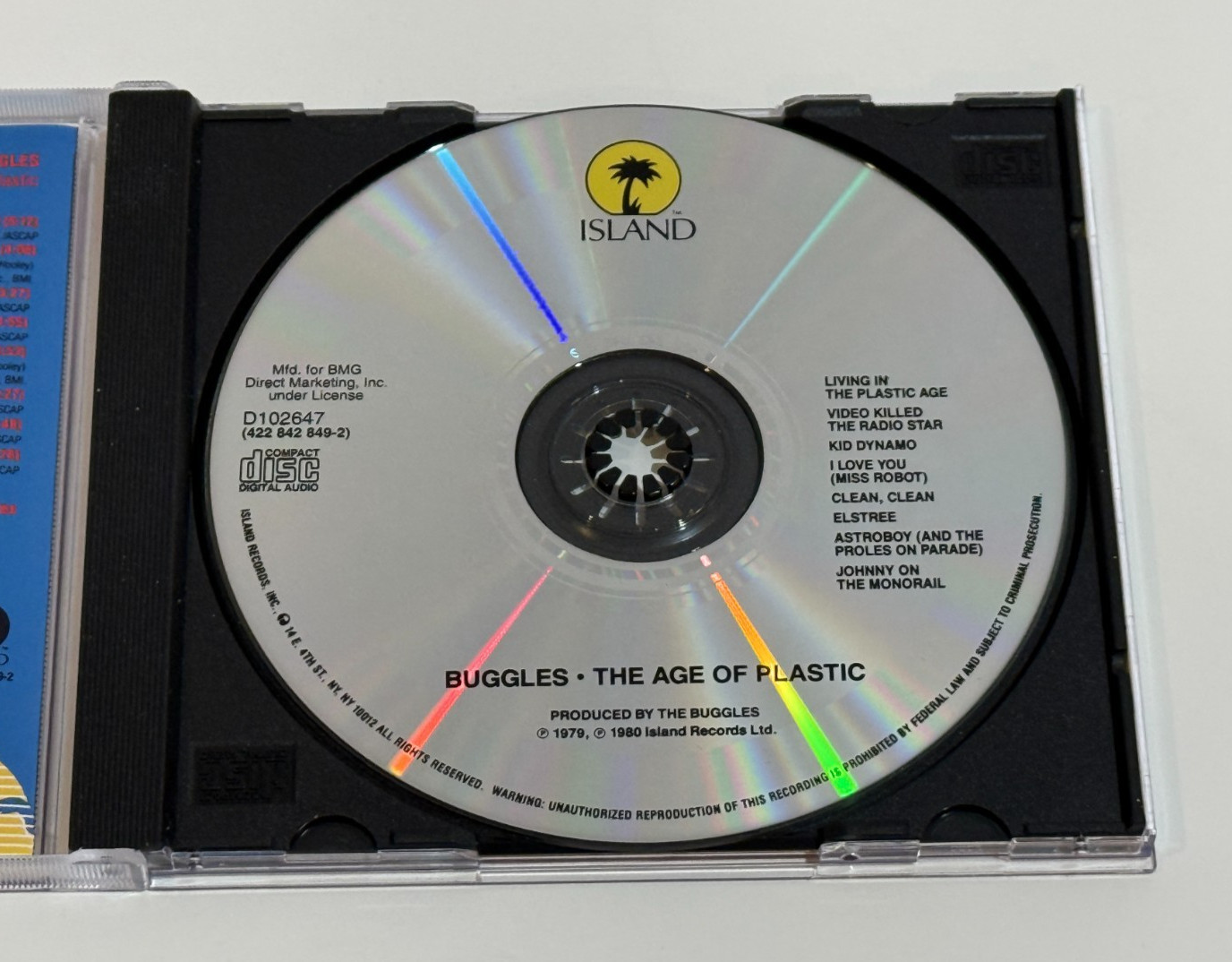 Buggles The Age Of Plastic CD 1980 Island Records New Wave Synth-Pop