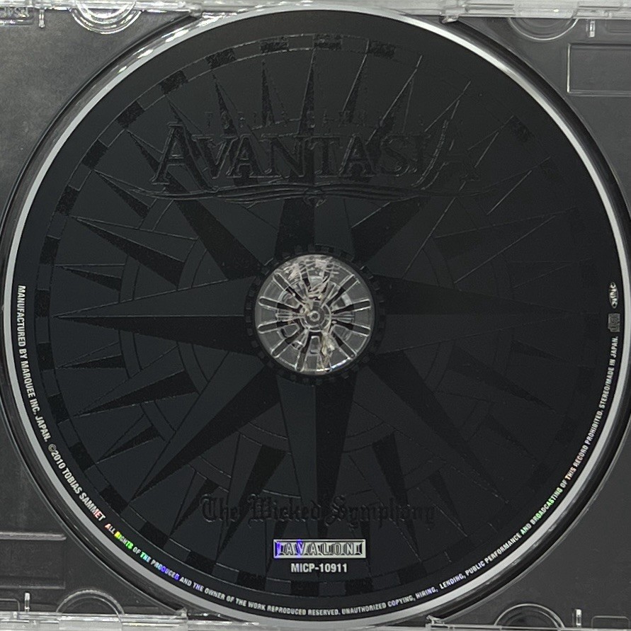 The Wicked Symphony by Tobias Sammet's Avantasia (CD, 2010) OBI, bonus track