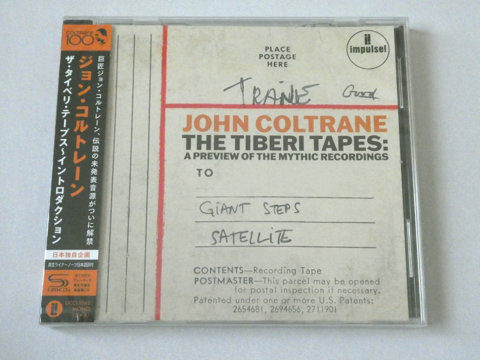 John Coltrane The Tiberi Tapes: A Preview Of The Mythic Recordings SHM-CD JAPAN