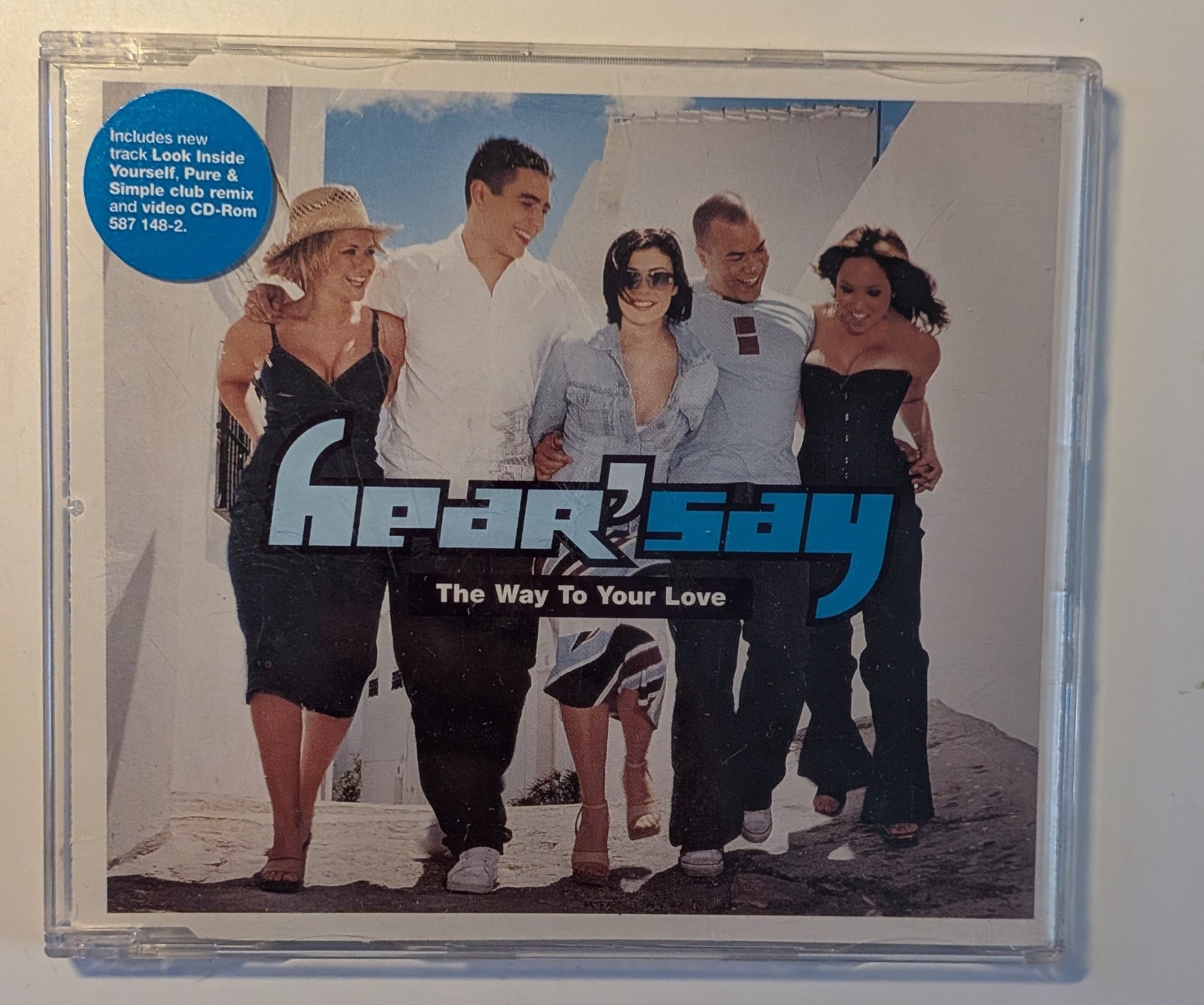 HEAR' SAY THE WAY TO YOUR LOVE 4 Track CD Single including Picture Sleeve