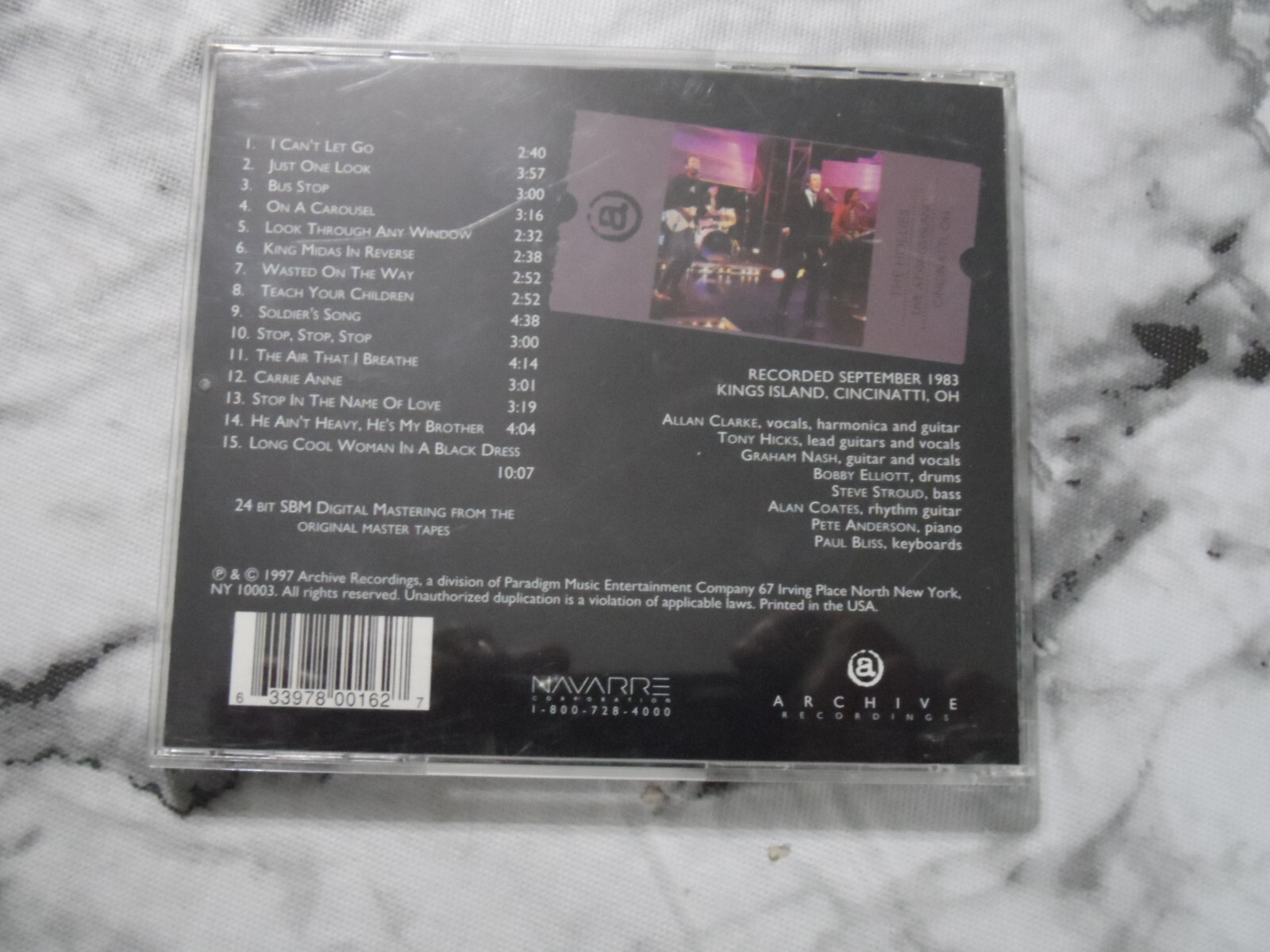 THE HOLLIES - Archive Alive - CD - Live