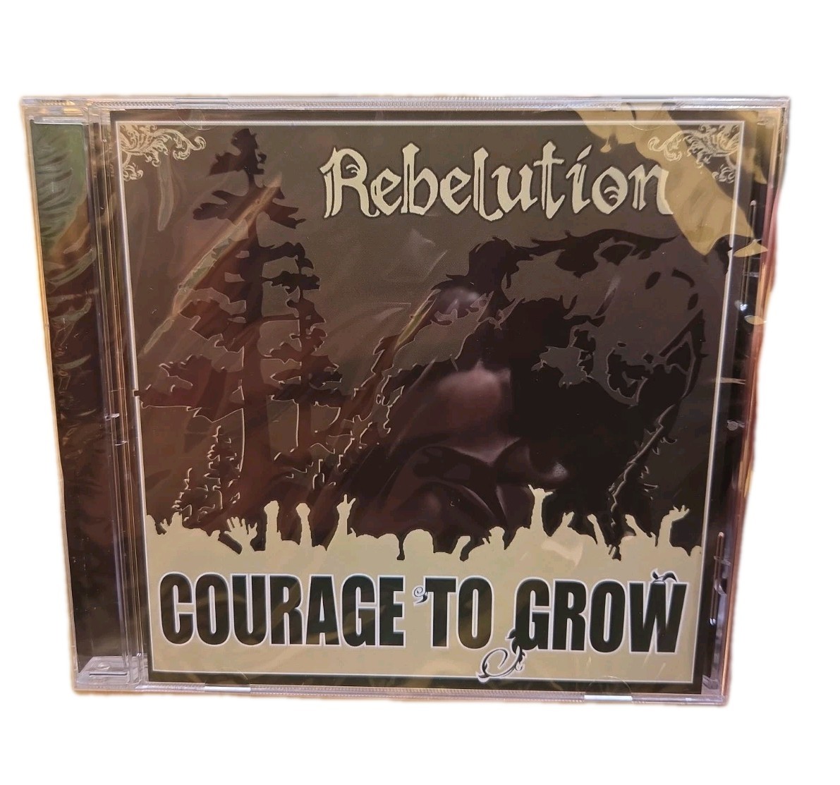 *NEW SEALED* REBELUTION "COURAGE TO GROW" 13 TRACK (2007 CD) ROOTS REGGAE VG OOP