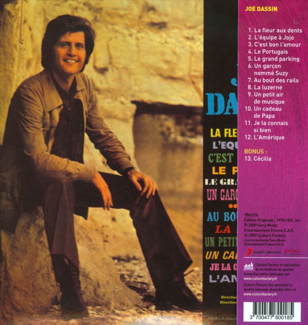 JOE DASSIN JOE DASSIN [CULTURE FACTORY] NEW CD