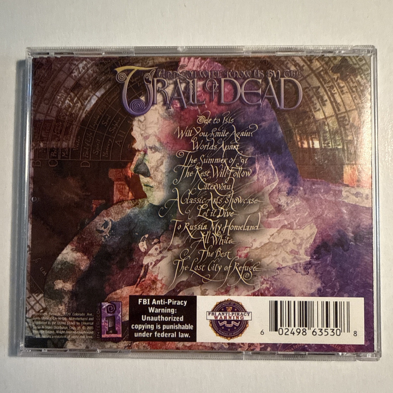 And You Will Know Us By The Trail OF Dead - Worlds Apart CD - NO SKIPS!
