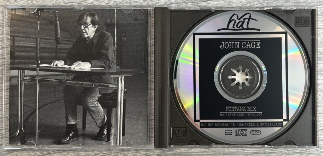 JOHN CAGE, EBERHARD BLUM "Fontana Mix & Solo For Voice 2" CD, 1993 hat ART 6125
