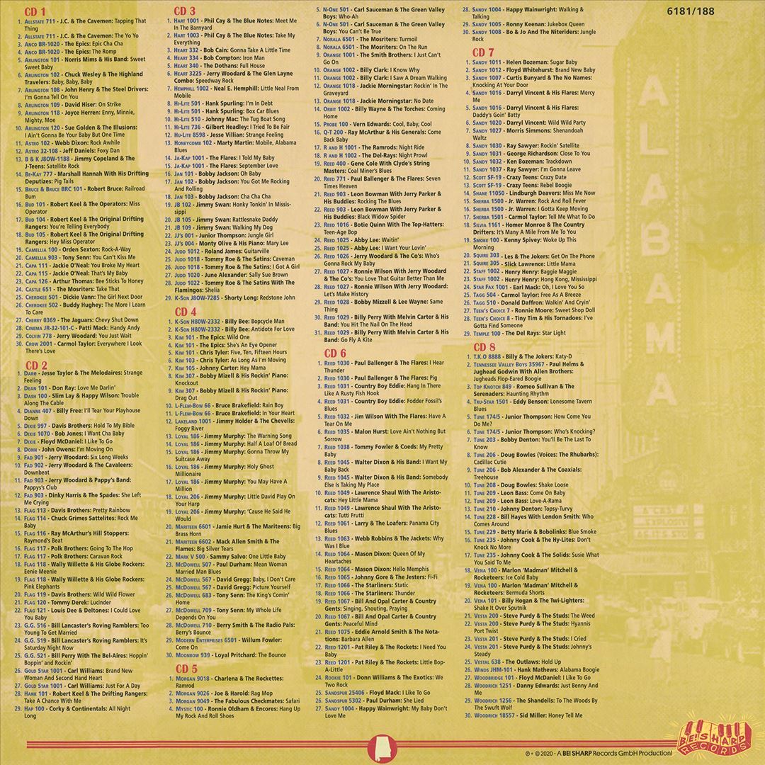 THE ALABAMA BOX: 1950S & 1960S ODDBALL LABELS NEW CD