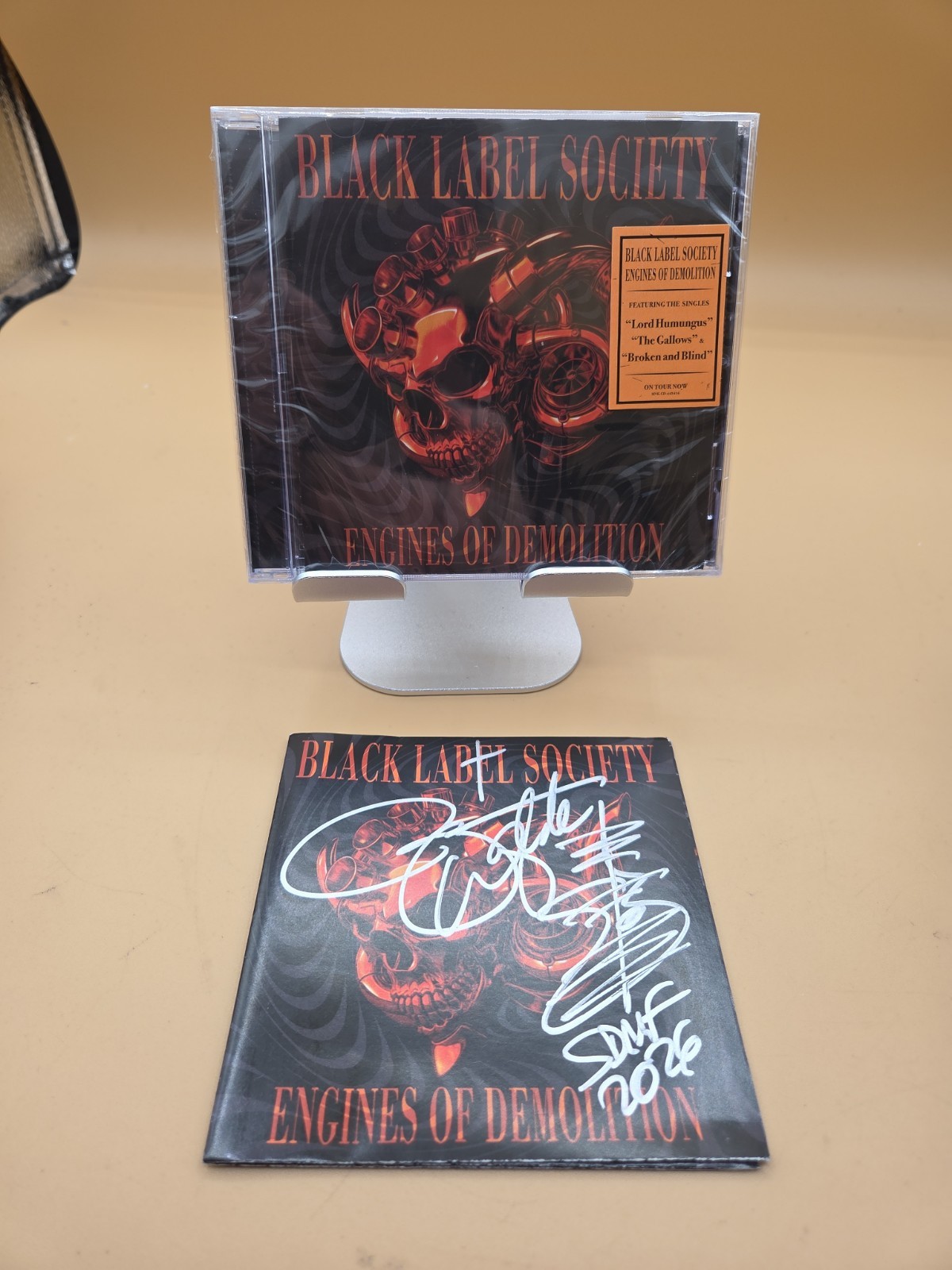 signed liner / Black Label Society Engines of Demolition New CD bls zakk wilde