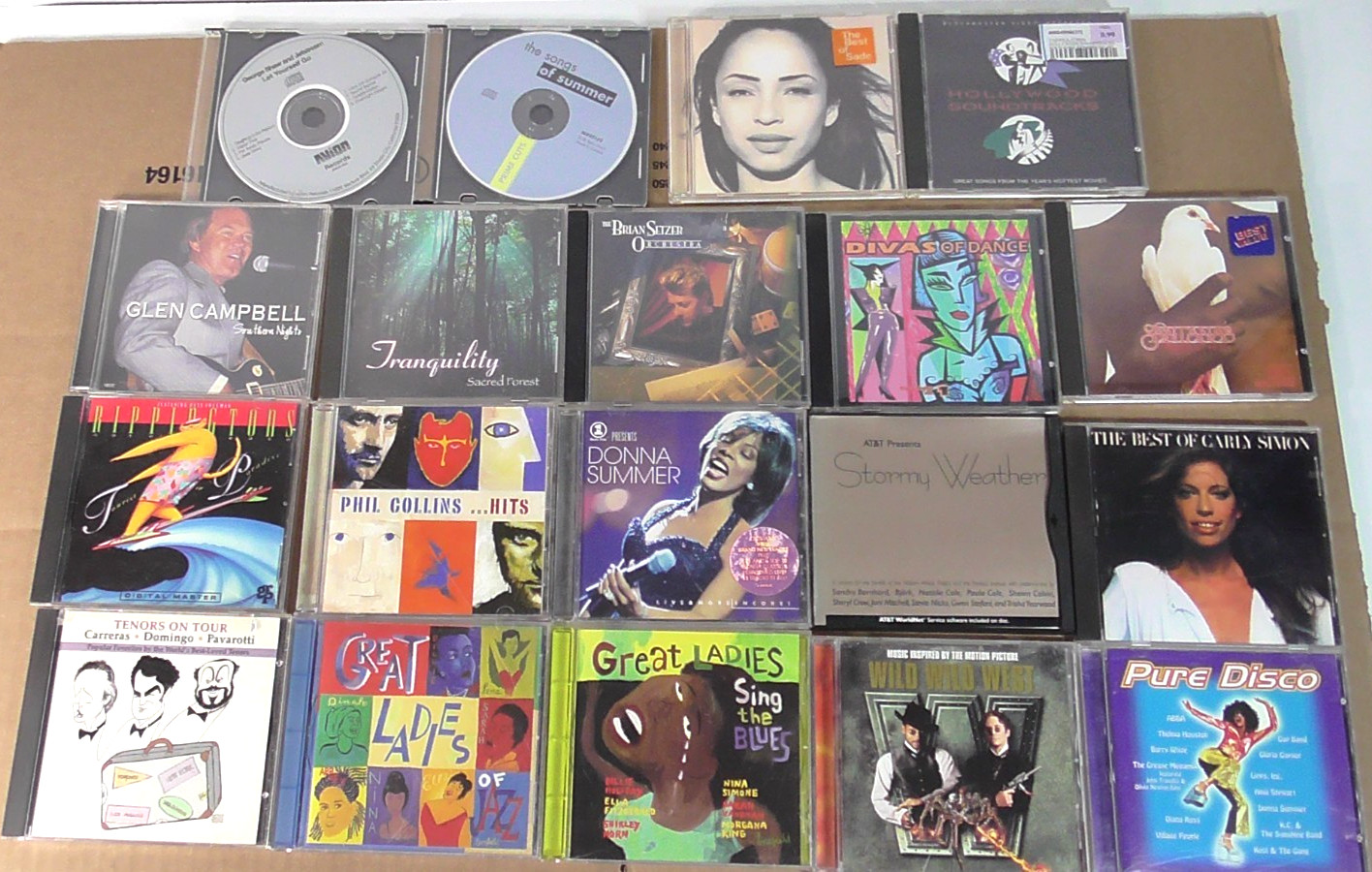 LOT OF 19 MUSIC CDs- Personal collection- Mixed genres