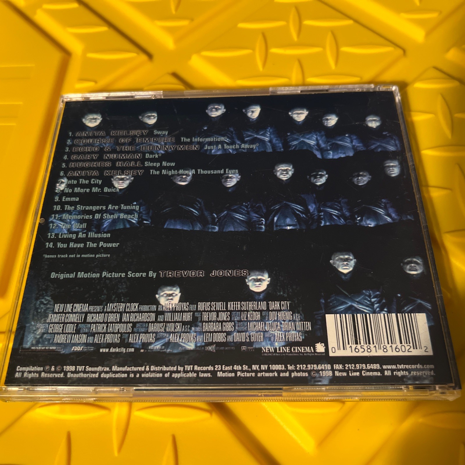 Dark City - Soundtrack Movie CD, 1998 - Trevor Jones