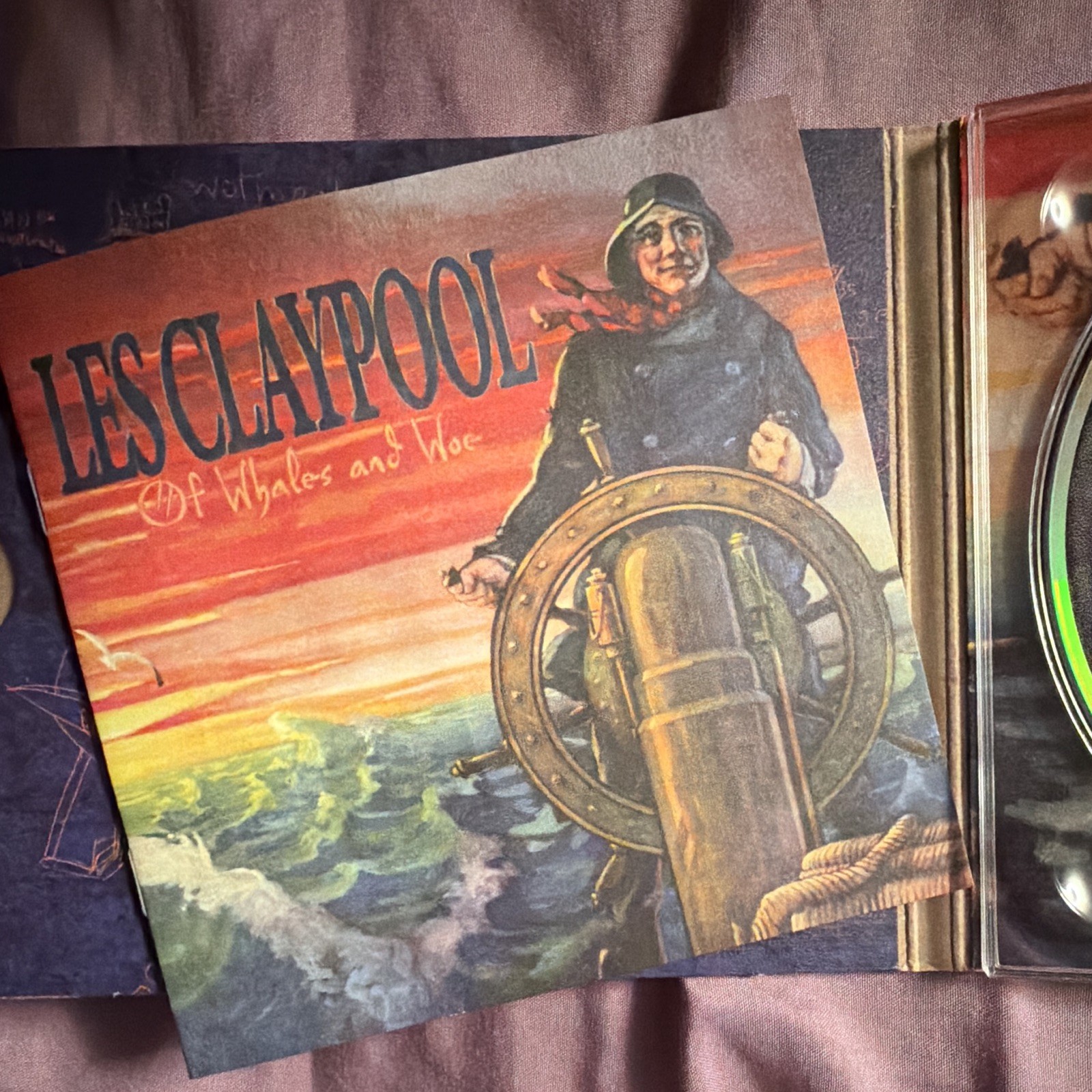 Les Claypool - Of Whales & Woe CD Album Prawn Song 2006 Heavy Metal Jewel Case