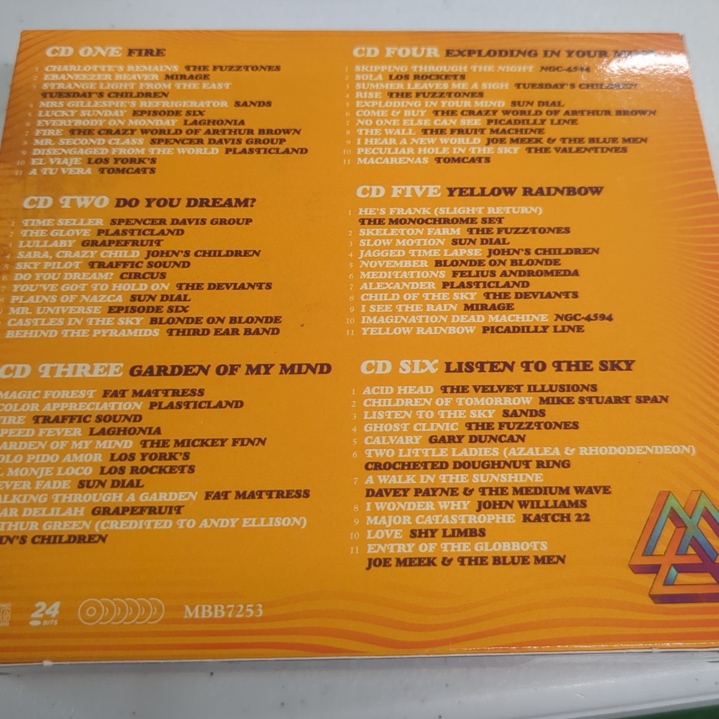 Psychedelic Rock Box 6 cd A Trip Down Experimental Rock Import France