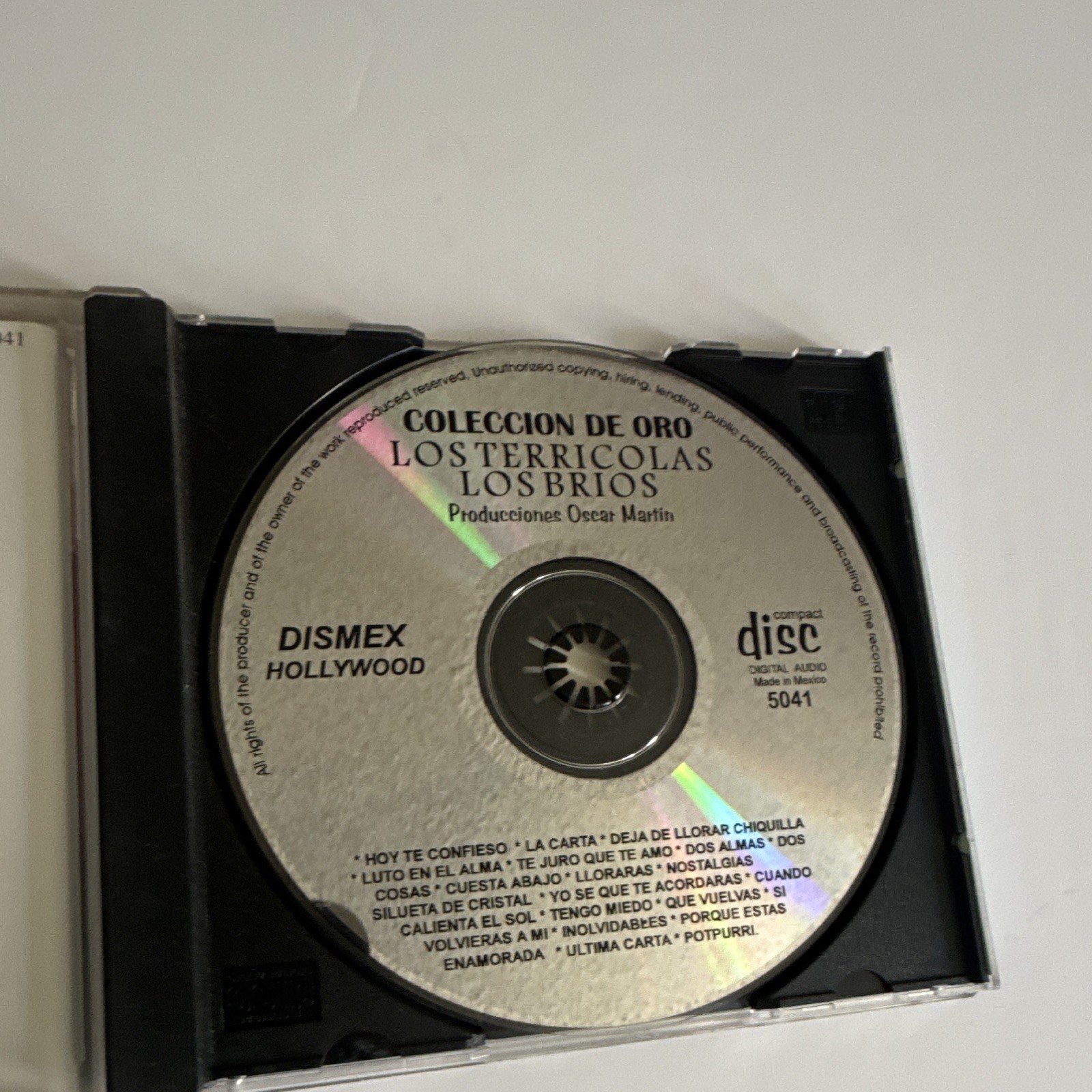 Coleccion de Oro: Los Terricolas & Los Brios CD 20 Tracks DISMEX