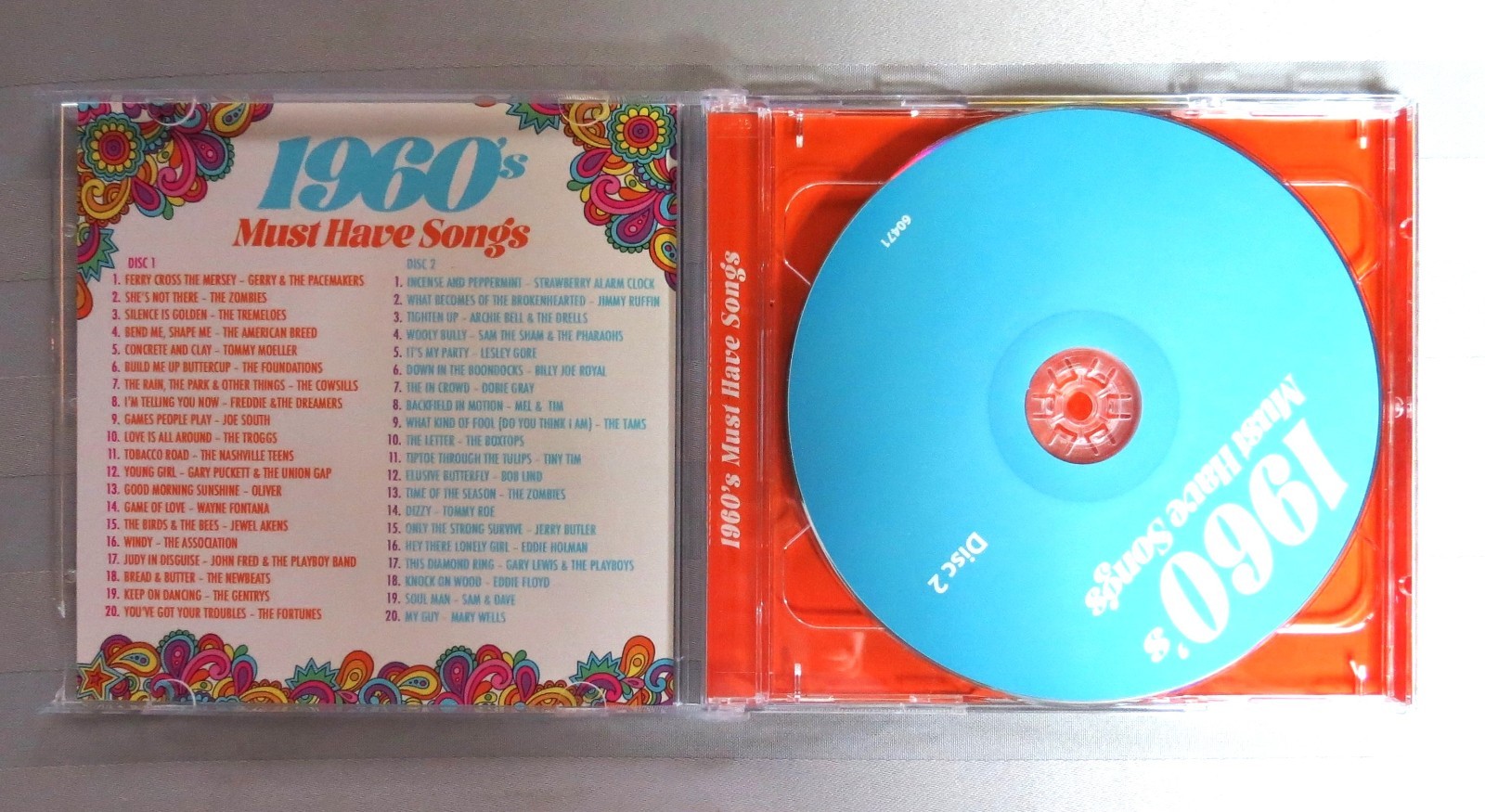 1960's MUST HAVE SONGS 2 X CD Set (2021 Medley/SRI EU) 40 Tracks, Oldies