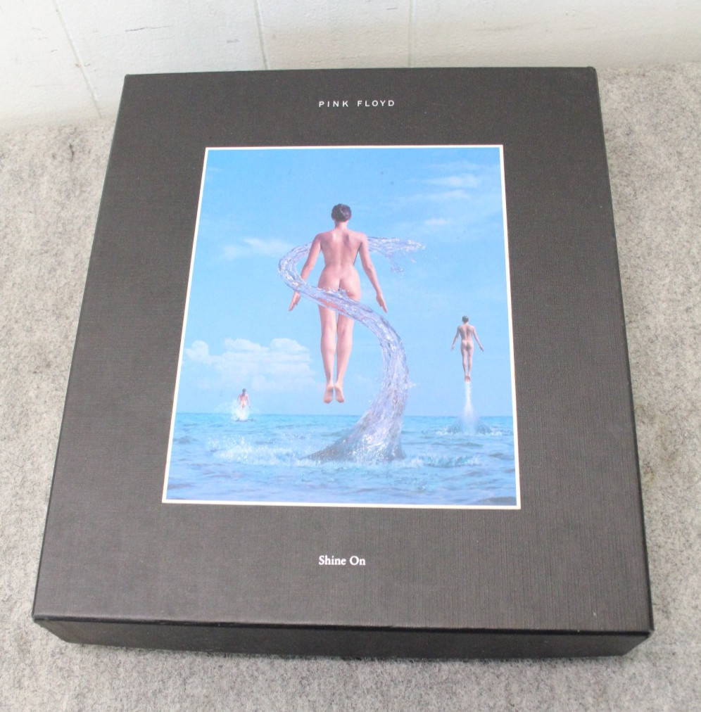 Pink Floyd Shine On 8 CD Box Set 100% COMPLETE postcards, books, bonus disc