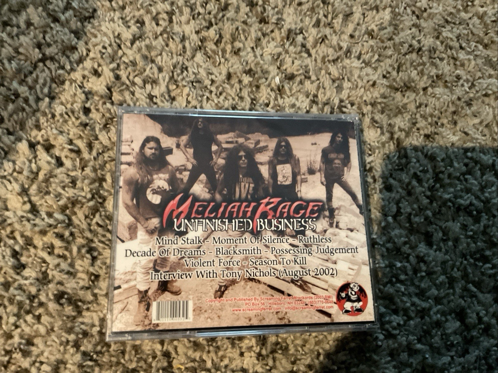 Meliah Race Unfinished Business Sealed Audio CD - Must-Have Music Album