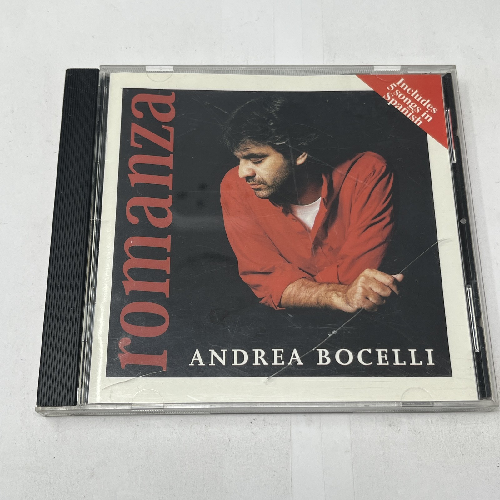 Andrea Bocelli - Romanza CD Album Polydor 1996 Latin Pop Classical Tenor Spanish