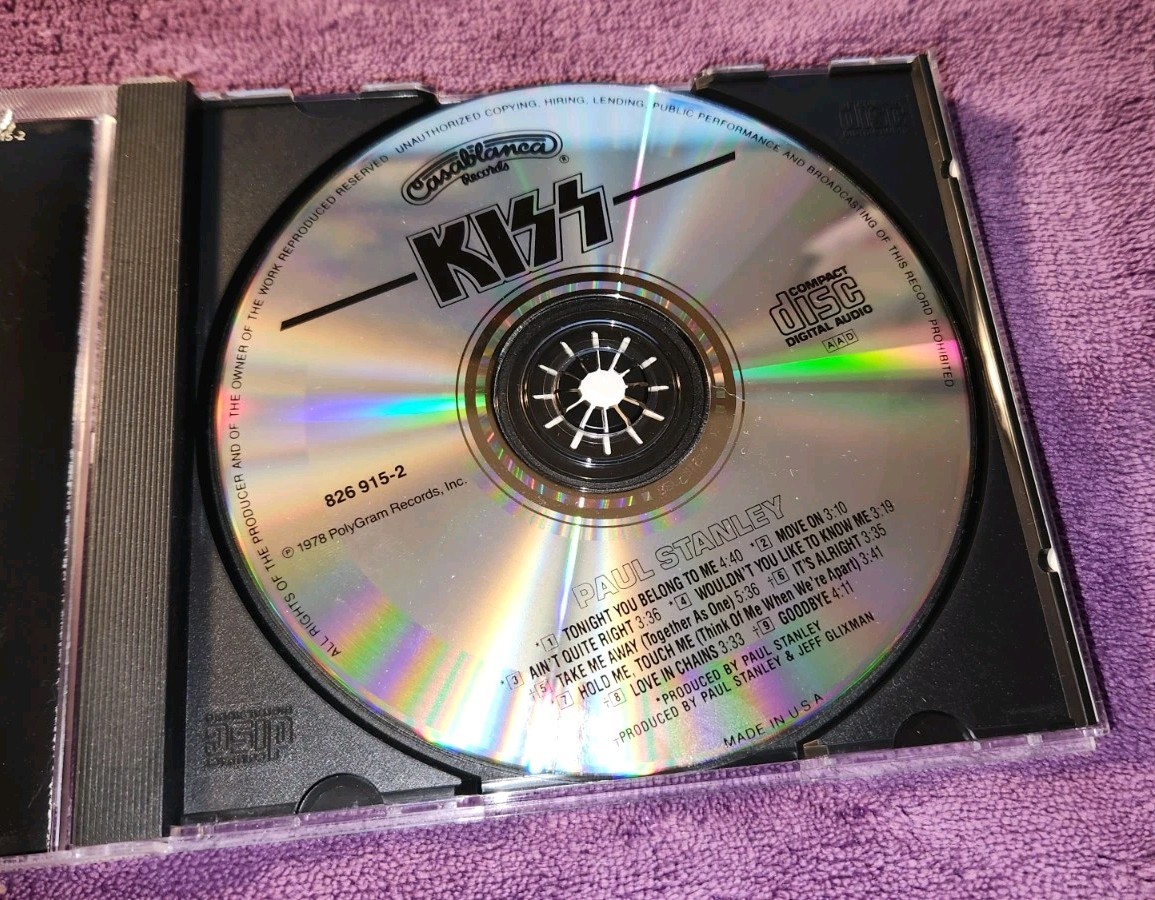 KISS ~ Paul Stanley Solo ~ ( CD 1988 Casablanca – 826 915-2 )