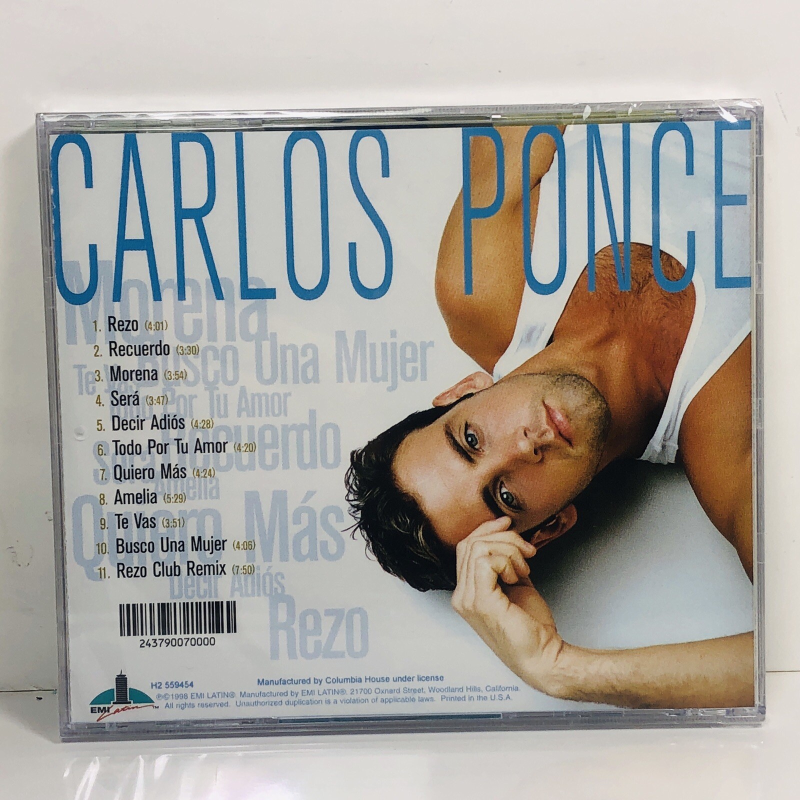 Carlos Ponce by Carlos Ponce Audio CD, 1998, EMI Latin NEW SEALED