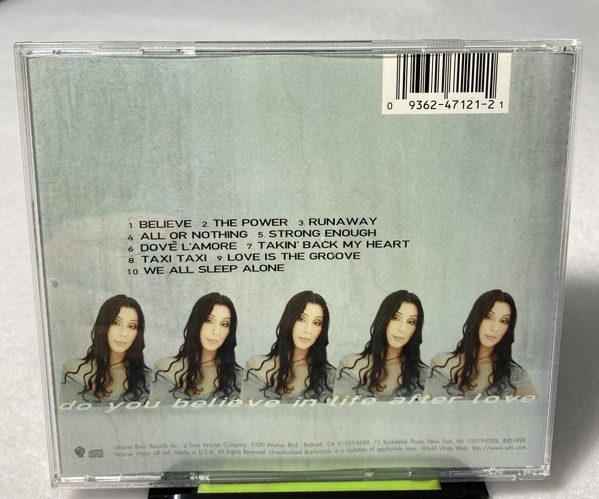 Believe - Cher (1998, Warner Brothers) Electronic Pop / Latin House Music CD