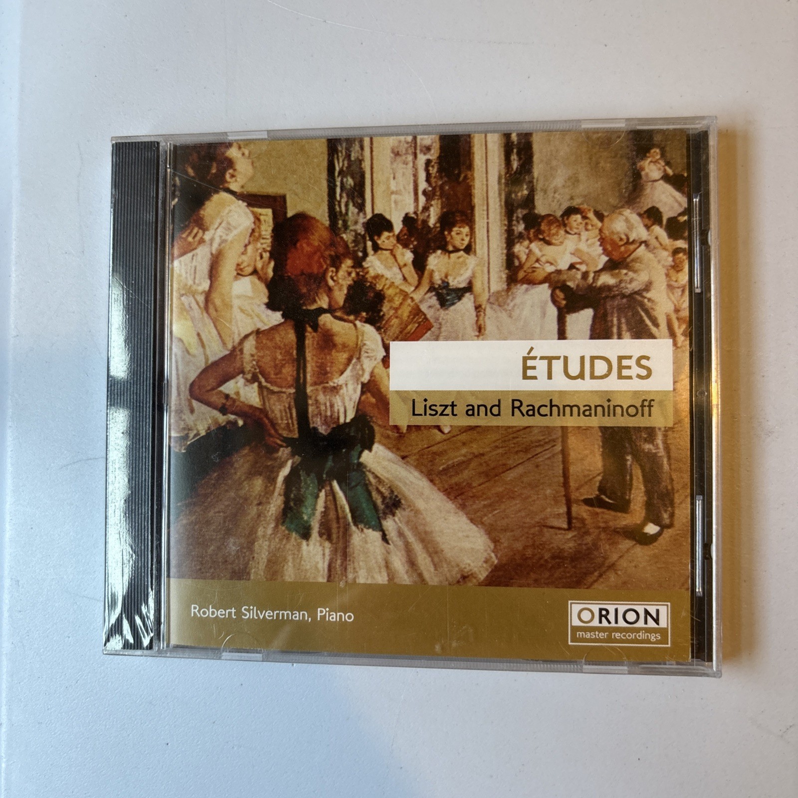 Brand New Robert Silverman Liszt Rachmaninoff Etudes Orion Master Classical CD